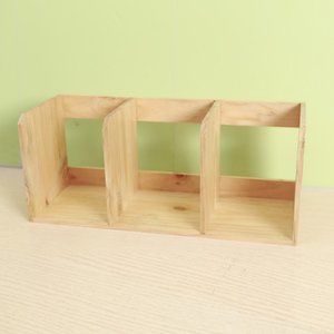 Wood Drawer Desk Organizer Natural Wood Tall Desktop & Paper Organizer